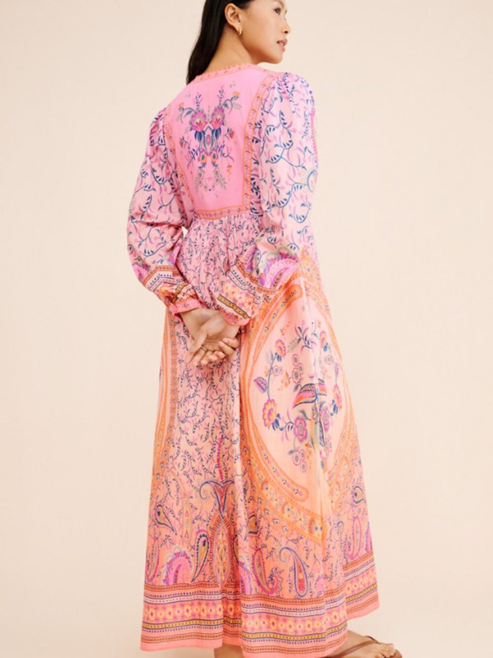Farm Rio Mystical Winter Print Maxi Dress - Picture 2 of 9